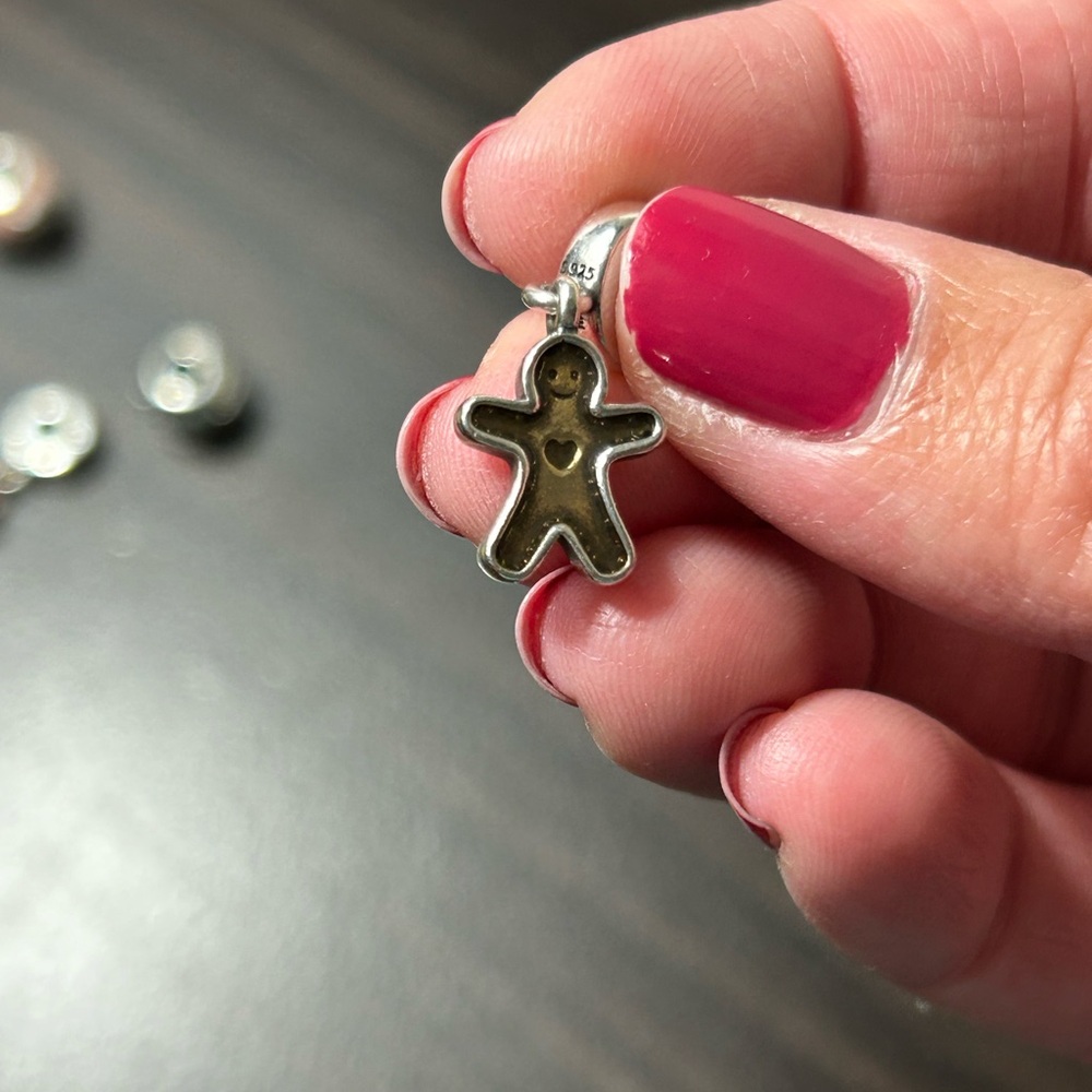 Retired Pandora gingerbread man